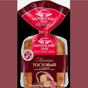 Хлеб Премиум Тостовый с семенами подсолнечника и льна 330 г