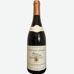 Вино Coteaux Bourguignons COMTE DE LANGERON Rouge 0.75л.