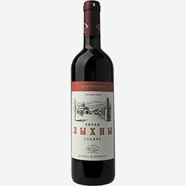 Вино Лыхны, Красное, Полусладкое, 0,75 Л