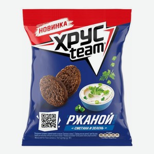  Сухарики ржано-пшеничные Хрусteam сметана с зеленью, 60 г