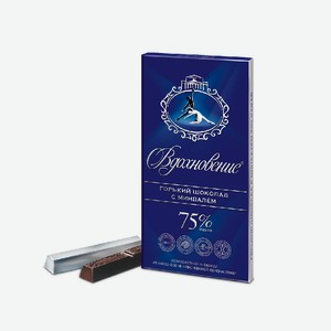 Шоколад Вдохновение Элитный с миндалем 75% какао 100 г