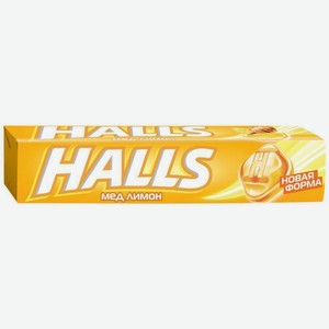  Леденцы Halls мед-лимон, 25 г