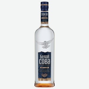 Водка Белая Сова Морошка на Северном Меду 40%, 0.5 л