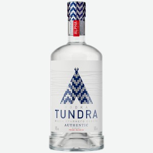 Водка TUNDRA AUTHENTIC, 40%, 0,5л