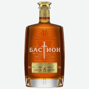 Коньяк Бастион 5 лет 1 л