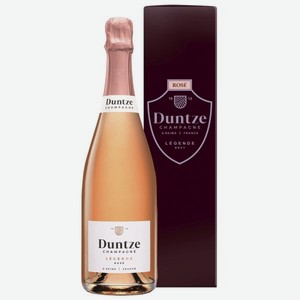 Шампань ДЮНЦ Лежанд CHAMPAGNE Вино Игристое Розовое Брют 0.75л
