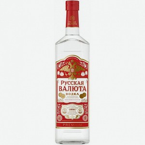 Водка  Русская Валюта  0,5л 38%, 0,5, 38
