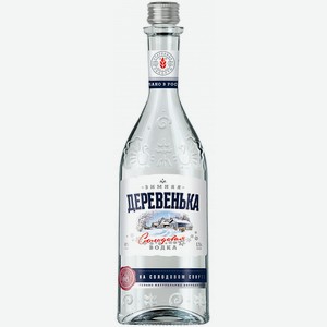 Водка  Деревенька  Зимняя 0,25л 40%, 0,25, 40