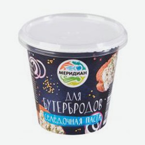 Паста Селедочная Для Бутербродов Меридиан 140гр