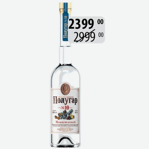 Нап.спирт. Полугар №10 Можжевеловый 38,5% 0,5л из зерн.сырья купажир.дистиллир.