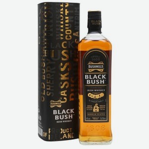 Виски БУШМИЛЗ БЛЭК Irish Whiskey 0.7л