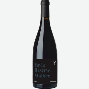 Вино тихое красное сухое ЗГУ Крым YAIYLA RESERVE «Malbek» 2019 0.75 л