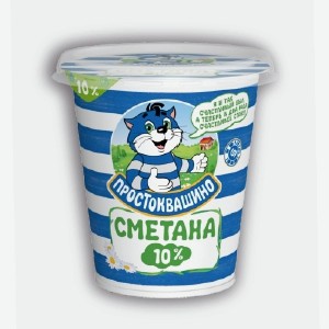 Сметана  Простоквашино , 10%, 300 г