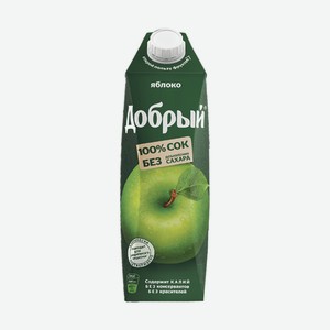 Сок Добрый 1л Яблоко Осветл. Ндс 10%