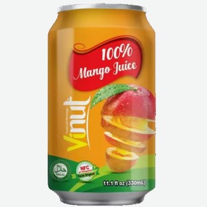 Вода Vinut 100% манго 0.33л.