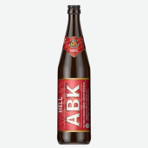 Пиво ABK Hell 5% 0.5 л.