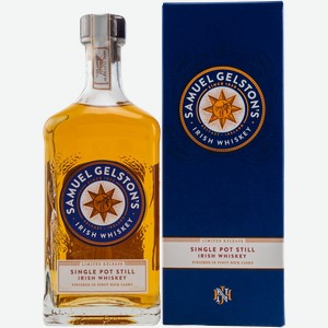 Виски Gelston s Single Pot Still Pinot Noir Cask Finish Blended Irish Whisky (gift box) 40% 0.7 л.