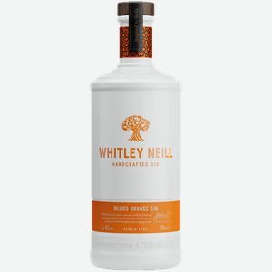 Джин Whitley Neill Blood Orange Handcrafted Dry Gin 43% 0.7 л.