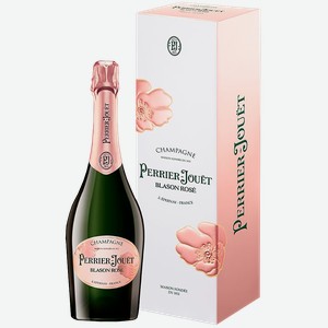 Игристое вино и шампанское Perrier-Jouёt Blason Rose Champagne AOC (gift box) 12% 0.75 л.
