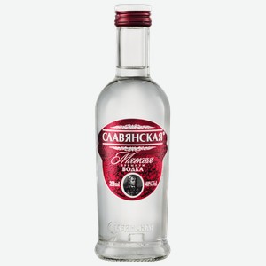 Водка Slavyanskaya Myagkaya 40% 0.25 л.