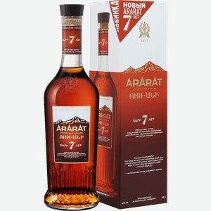 Коньяк ARARAT Ani 7 y.o.(gift box) 40% 0.5 л.