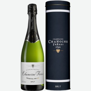 Игристое вино и шампанское Reserve Privee Brut Champagne AOC Chanoine Freres (gift box) 12% 0.75 л.