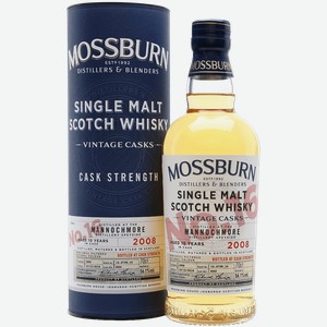 Виски Mossburn Vintage Casks No.16 Mannochmore Single Malt Scotch Whisky (gift box) 56% 0.7 л.