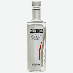 Водка Vodka Myagkov Silver 40% 0.5 л.