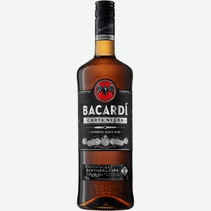 Ром Bacardi Carta Negra 40% 1 л.