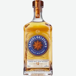 Виски Gelston s 12 y.o. Single Malt Irish Whisky 40% 0.7 л.