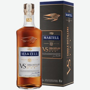 Коньяк Martell VS Single Distillery (gift box) 40% 0.5 л.