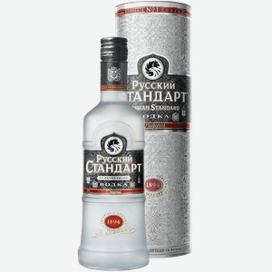 Водка Russian Standart Original (gift box) 40% 0.5 л.