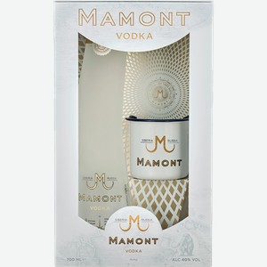 Водка Mamont (gift box with mug) 40% 0.7 л.