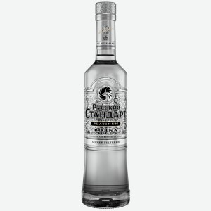 Водка Russian Standart Platinum 40% 0.5 л.