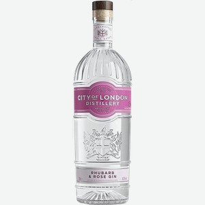 Джин City of London Rhubarb & Rose 41.3% 0.7 л.