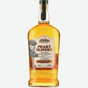 Виски Sadler s Peaky Blinder Blended Irish Whiskey 40% 0.7 л.
