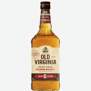 Виски Old Virginia Kentucky Straight Bourbon Whiskey 6 y.o. 40% 0.7 л.