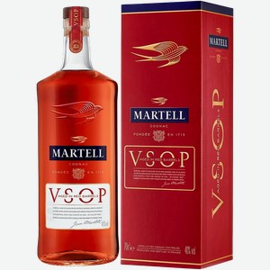 Коньяк Martell Aged in Red Barrels VSOP (gift box) 40% 0.7 л.
