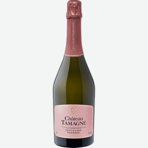 Игристое вино и шампанское Chateau Tamagne Semi-Dry Rose Kuban . Tamanskiy Poluostrov Kuban-Vino 13% 0.75 л.