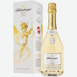 Игристое вино и шампанское Schlumberger Brut Klassik (gift box) 12% 0.75 л.