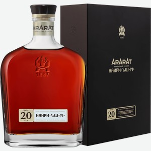 Коньяк Ararat Nairi 20 y.o (gift box) 40% 0.7 л.