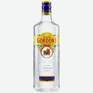 Джин Gordon s London Dry Gin 40% 0.7 л.
