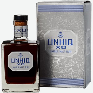 Ром Unhiq XO (gift box) 42% 0.5 л.