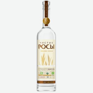 Водка Vodka Chisti Rosi from Rye Grain 40% 0.7 л.