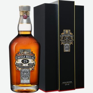 Виски Chivas Regal Blended Scotch Whisky 25 y.o. (gift box) 40% 0.7 л.