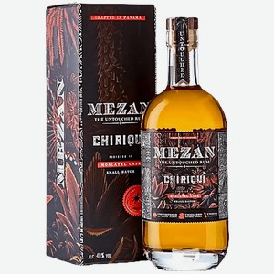 Ром Mezan Chiriqui (gift box) 40% 0.7 л.