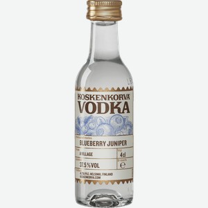 Водка Koskenkorva Blueberry Juniper 37.5% 0.04 л.