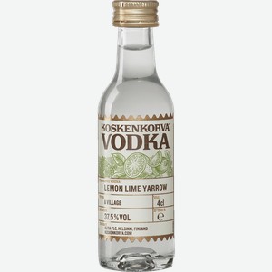 Водка Koskenkorva Lemon Lime Yarrow 37.5% 0.04 л.