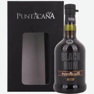 Ром Puntacana Club Black (gift box) 38% 0.7 л.