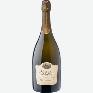 Игристое вино и шампанское Chateau Tamagne Semi-Sweet Kuban . Tamanskiy Poluostrov Kuban-Vino 12.5% 1.5 л.